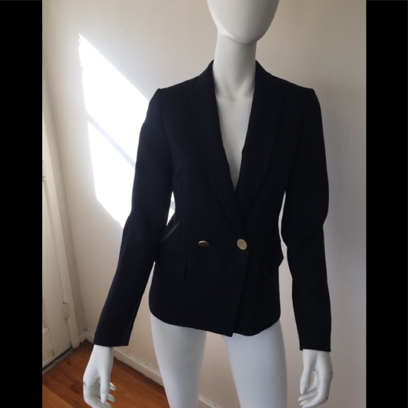 NWT JCrew navy blue Italian wool Dover blazer - Picture 2 of 13